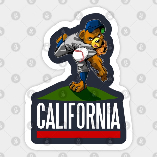 California Baseball Sticker by Styleuniversal